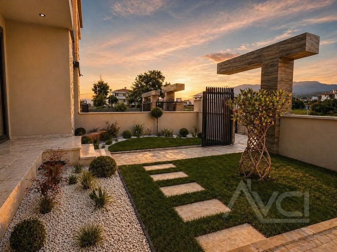 AVCI’DAN 5+1 EDREMİT’TE İKİZ HAVUZLU AKILLI VİLLA