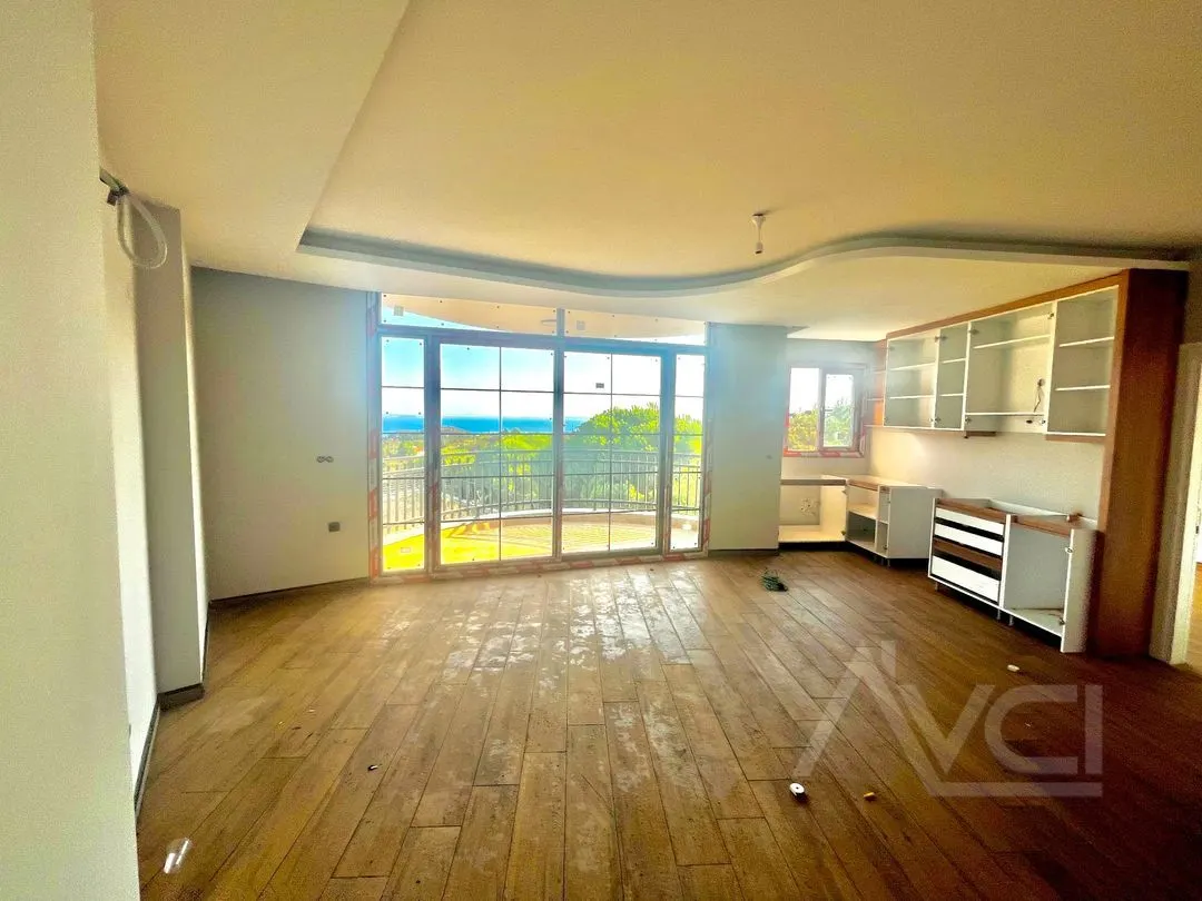 AVCI’DAN FUL DENİZ MANZARALI 2+1 TERASLI/BAHÇELİ TAŞ DAİRE 2 KATLI