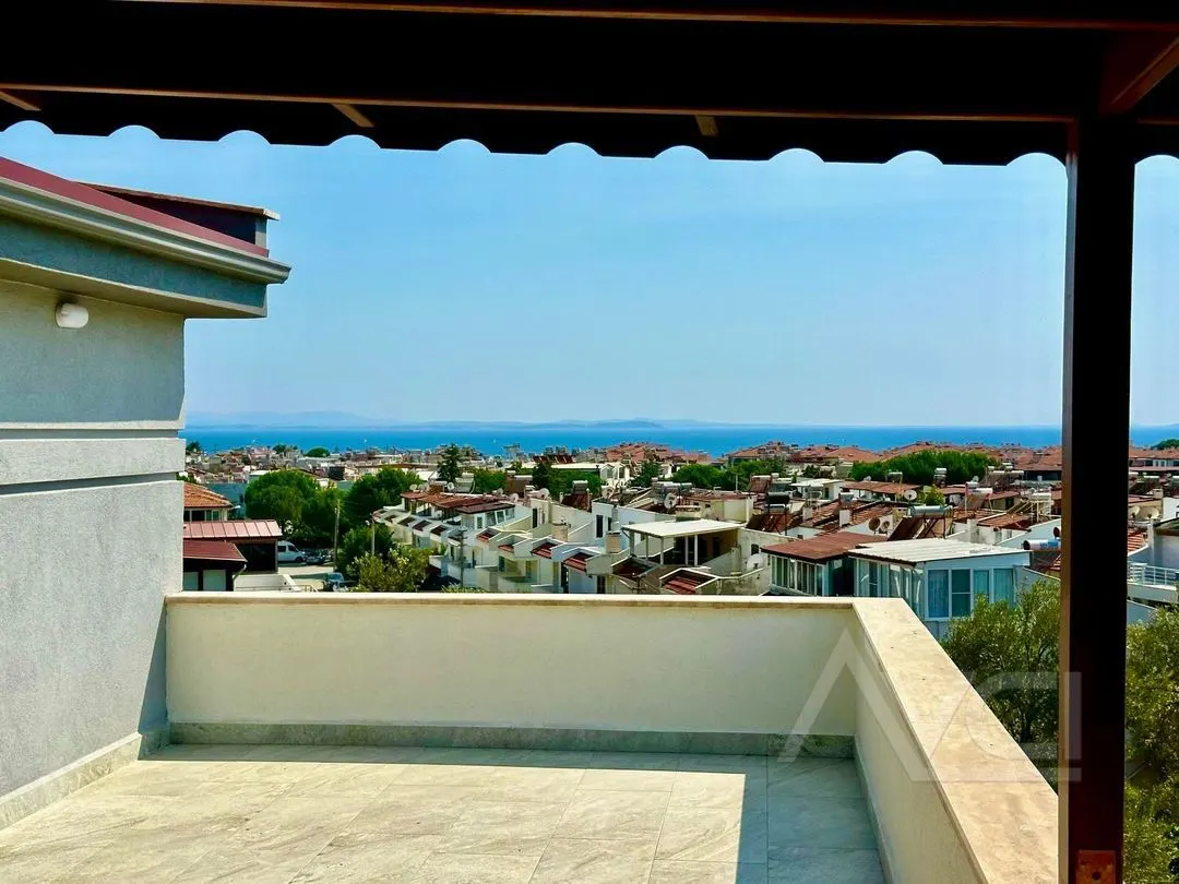 AVCI’DAN 5+1 MÜSTAKİL HAVUZLU DENİZ MANZARALI DENİZE 350 MT  VİLLA