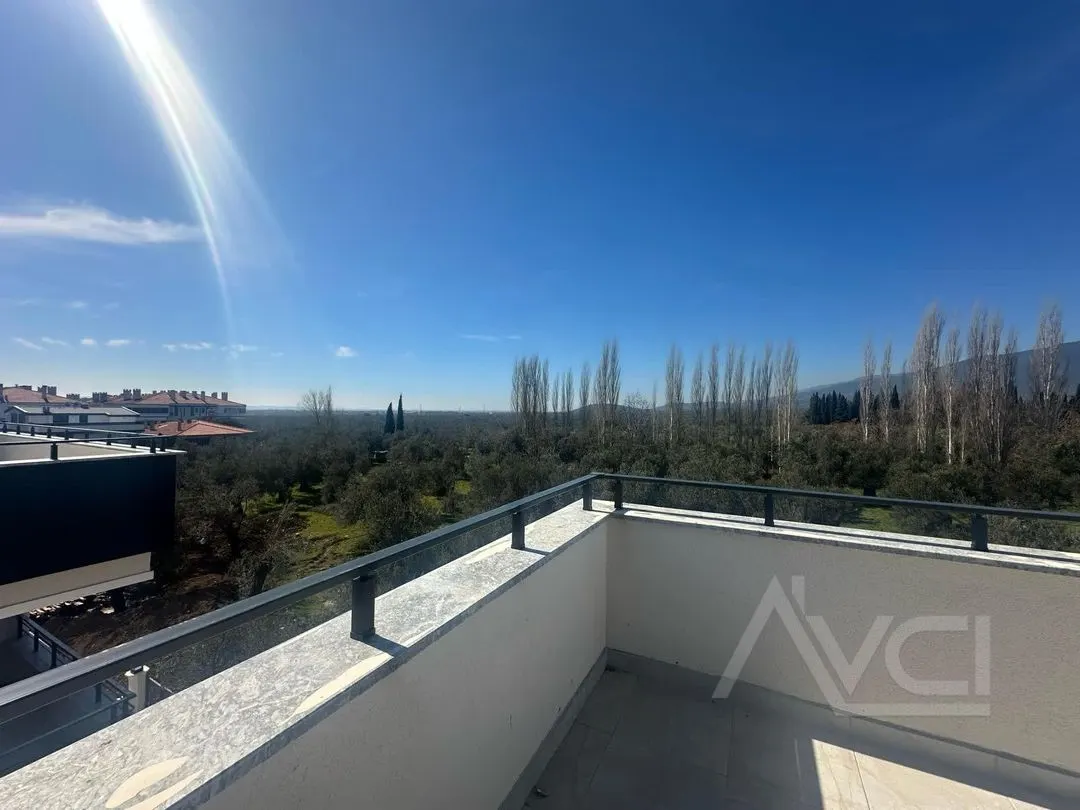 AVCI’DAN KESİNTİSİZ ZEYTİNLİK MANZARALI SIFIR VİLLA