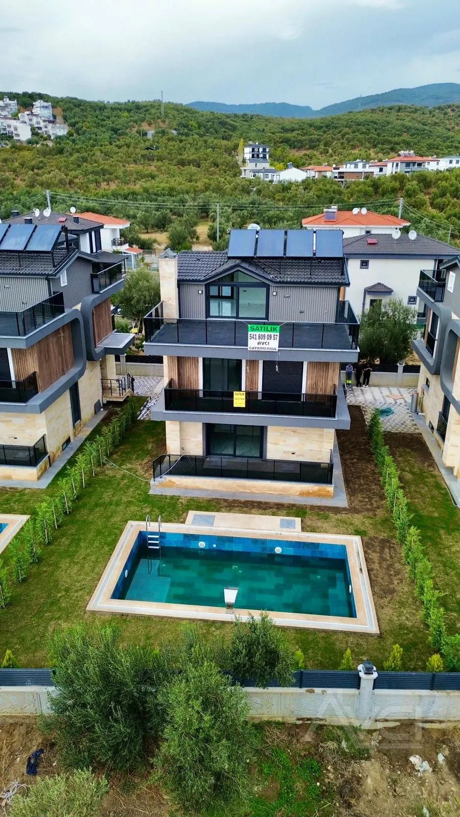 AVCI’DAN DENİZE 50 MT MÜSTAKİL HAVUZLU DENİZ MANZARALI VİLLA
