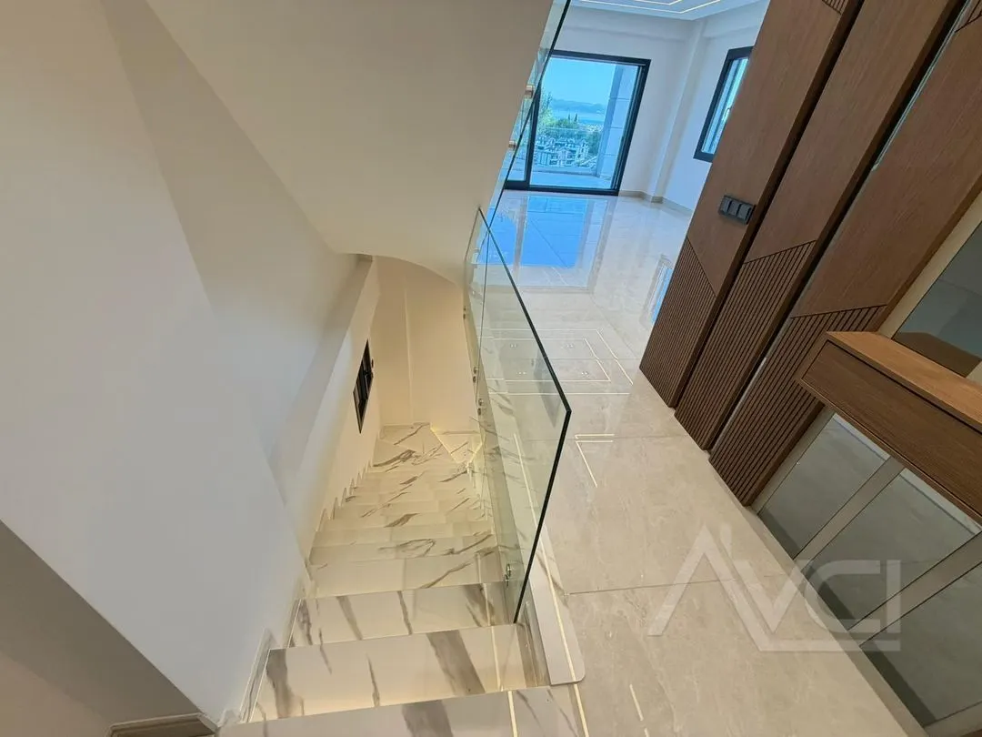 AVCI’DAN FUL DENİZ MANZARALI TAM MÜSTAKİL KAR BEYAZI SATIŞTA