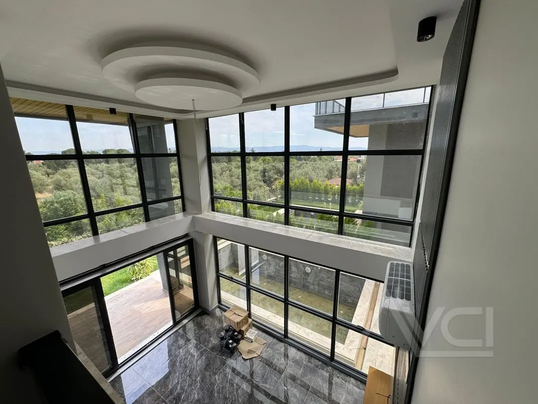 AVCI’DAN 4+1 GİRİŞ ODA HAVUZ GÜVENLİK DENİZ MANZARALI LOFT VİLLA