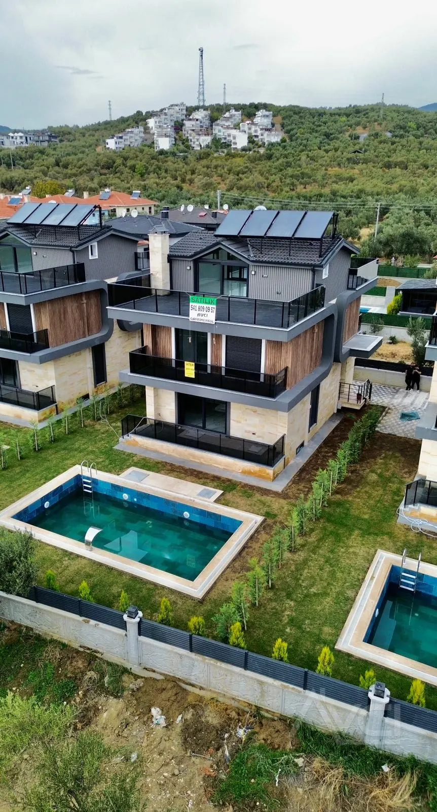 AVCI’DAN DENİZE 50 MT MÜSTAKİL HAVUZLU DENİZ MANZARALI VİLLA