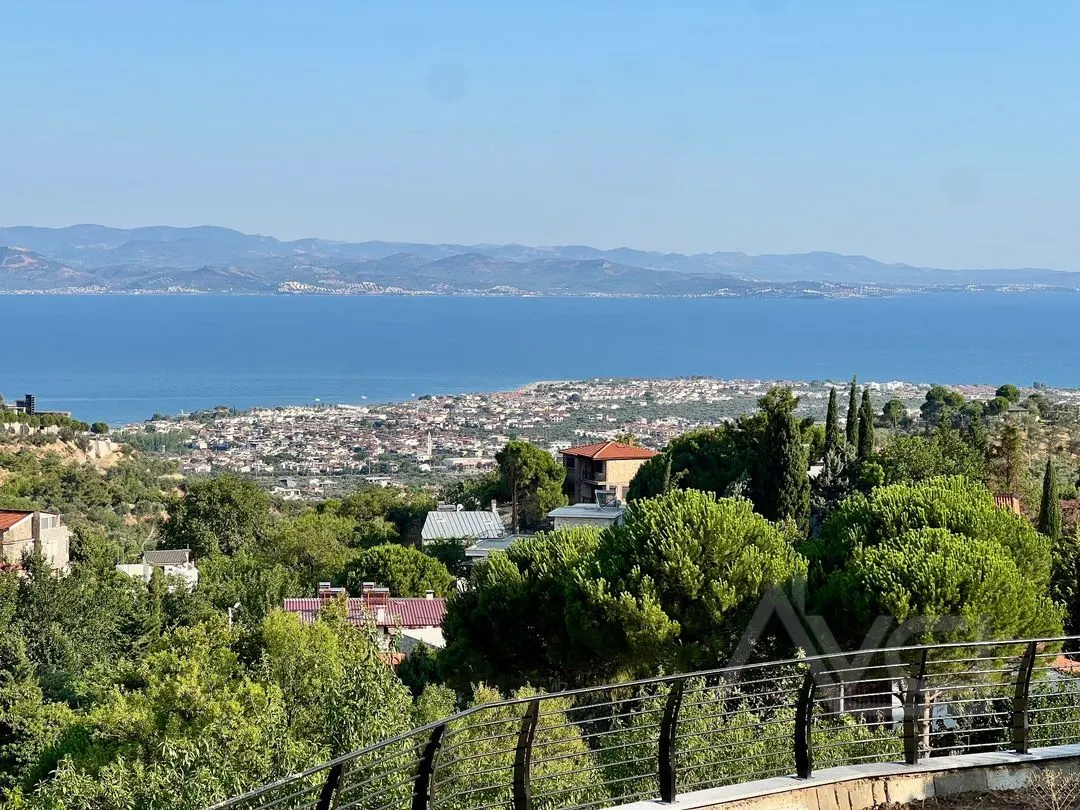 AVCI’DAN FUL DENİZ MANZARALI 2+1 TERASLI/BAHÇELİ TAŞ DAİRE 2 KATLI